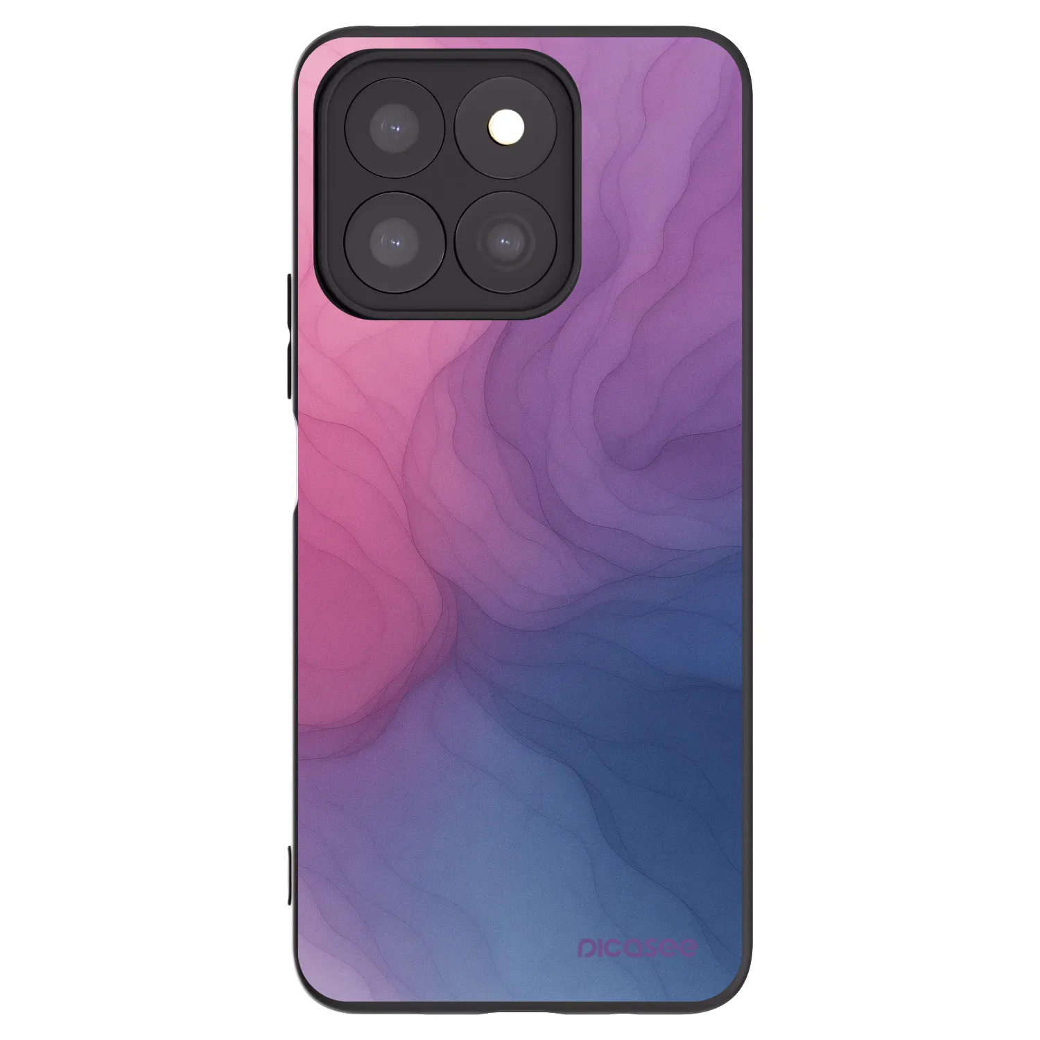 Picasee silikónový čierny obal pre Honor X8c - Silk