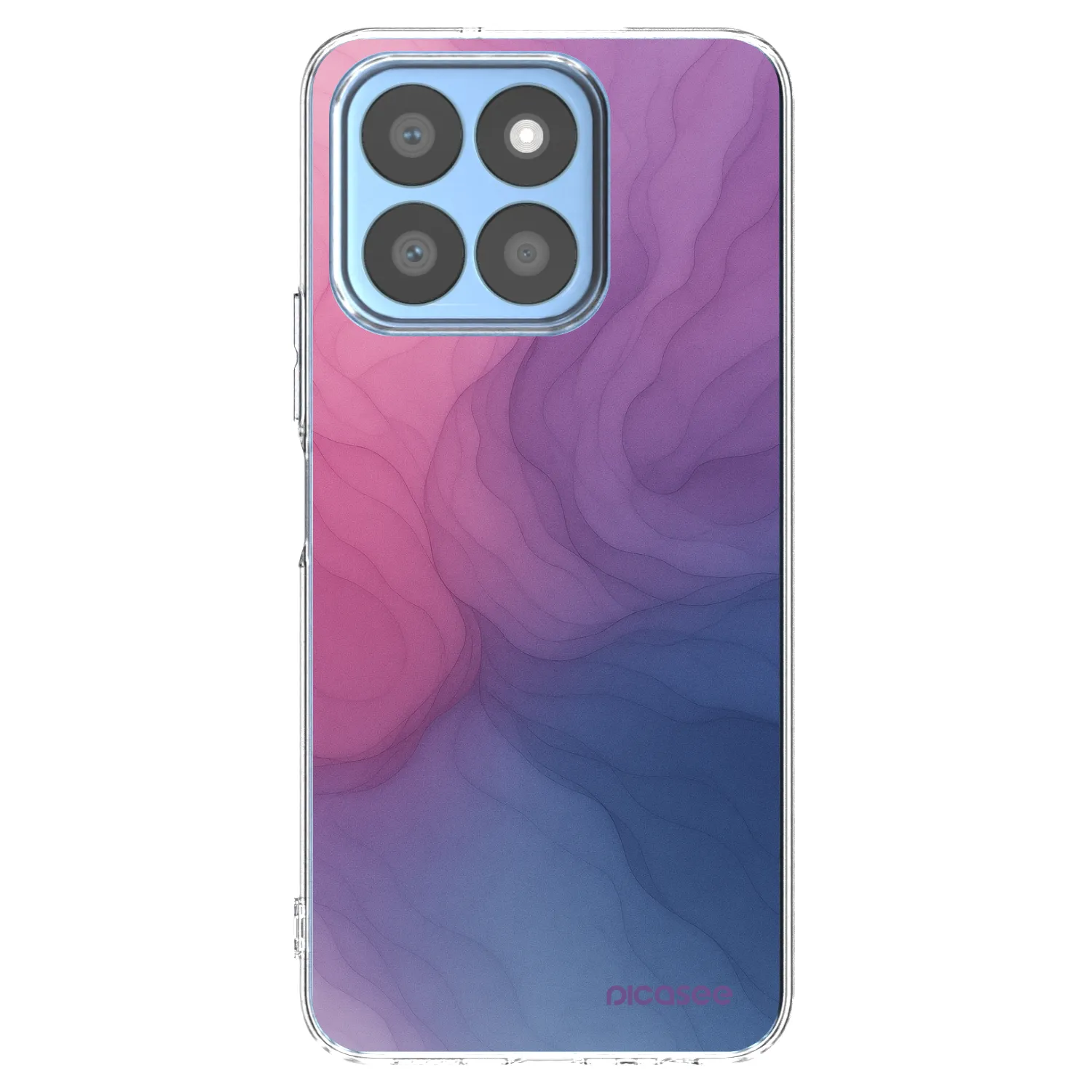 Picasee silikónový prehľadný obal pre Honor X8c - Silk