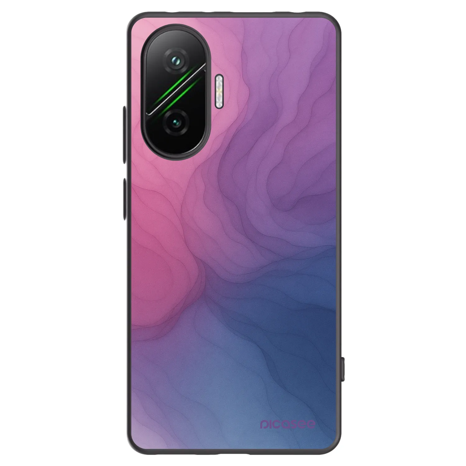 Silikónový čierny obal pre Xiaomi Poco F7 Pro 5G - Silk