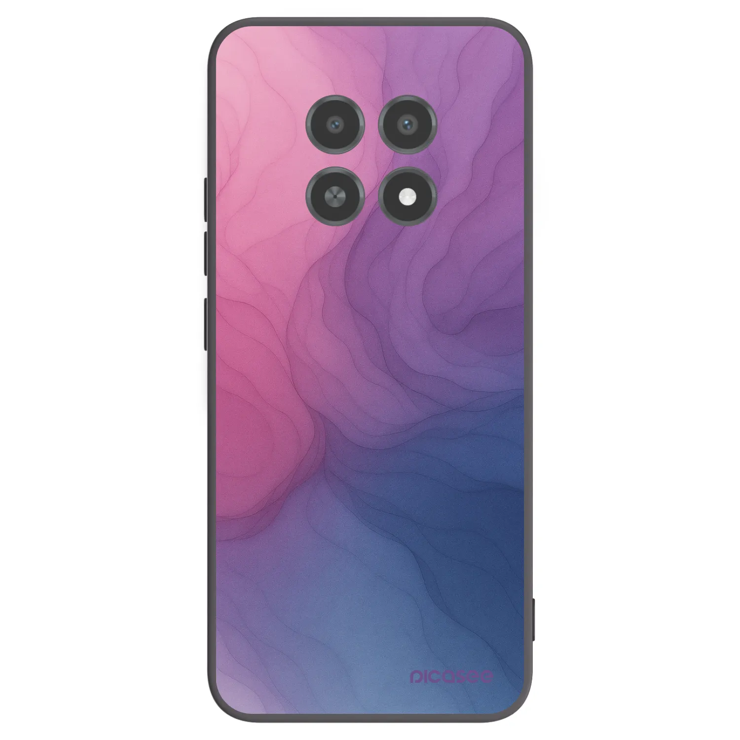 Picasee silikónový čierny obal pre Realme 12X - Silk