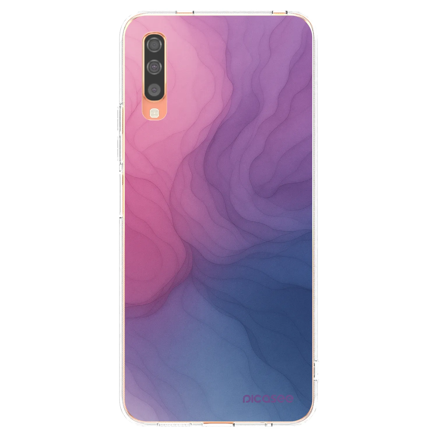 Picasee silikónový prehľadný obal pre Samsung Galaxy A70 A705F - Silk