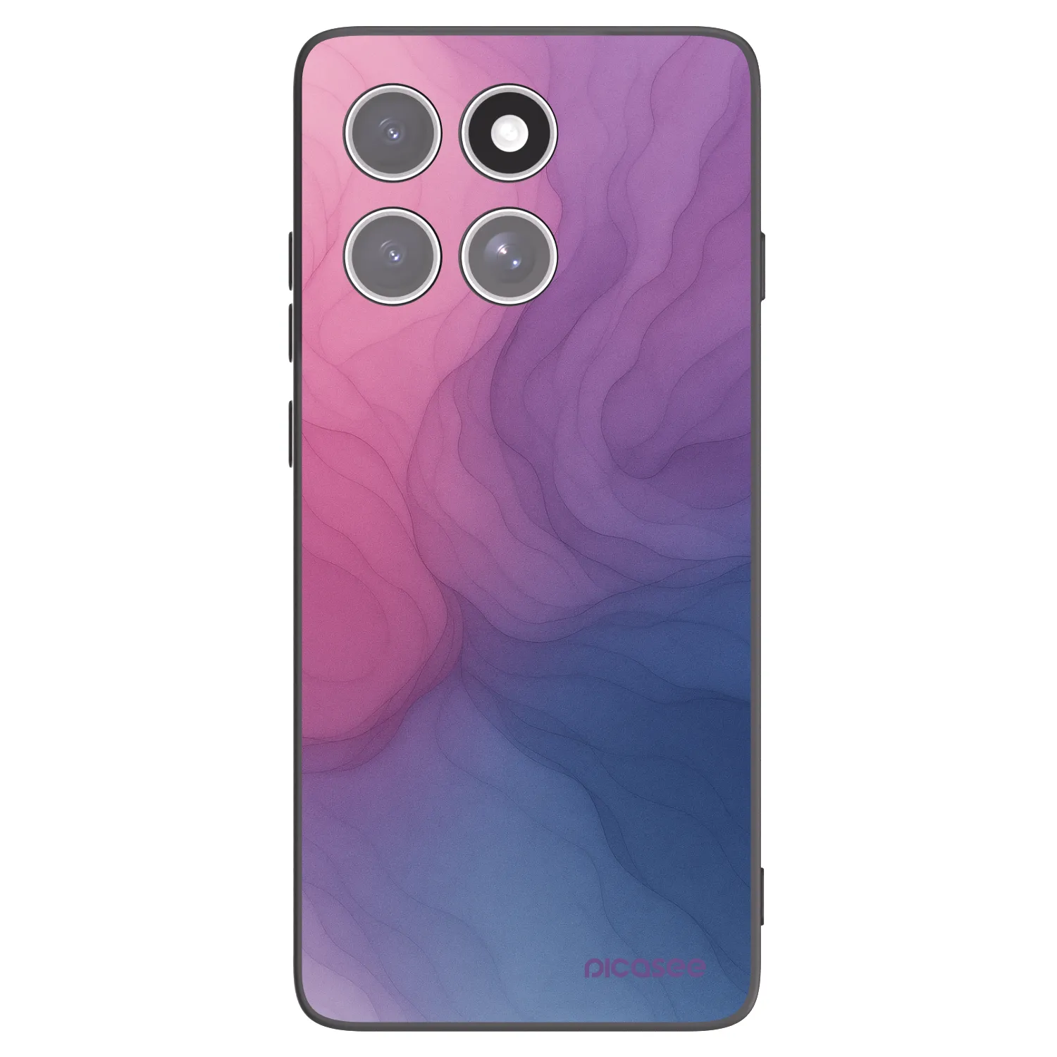 Picasee silikónový čierny obal pre Motorola Edge 60 Pro - Silk