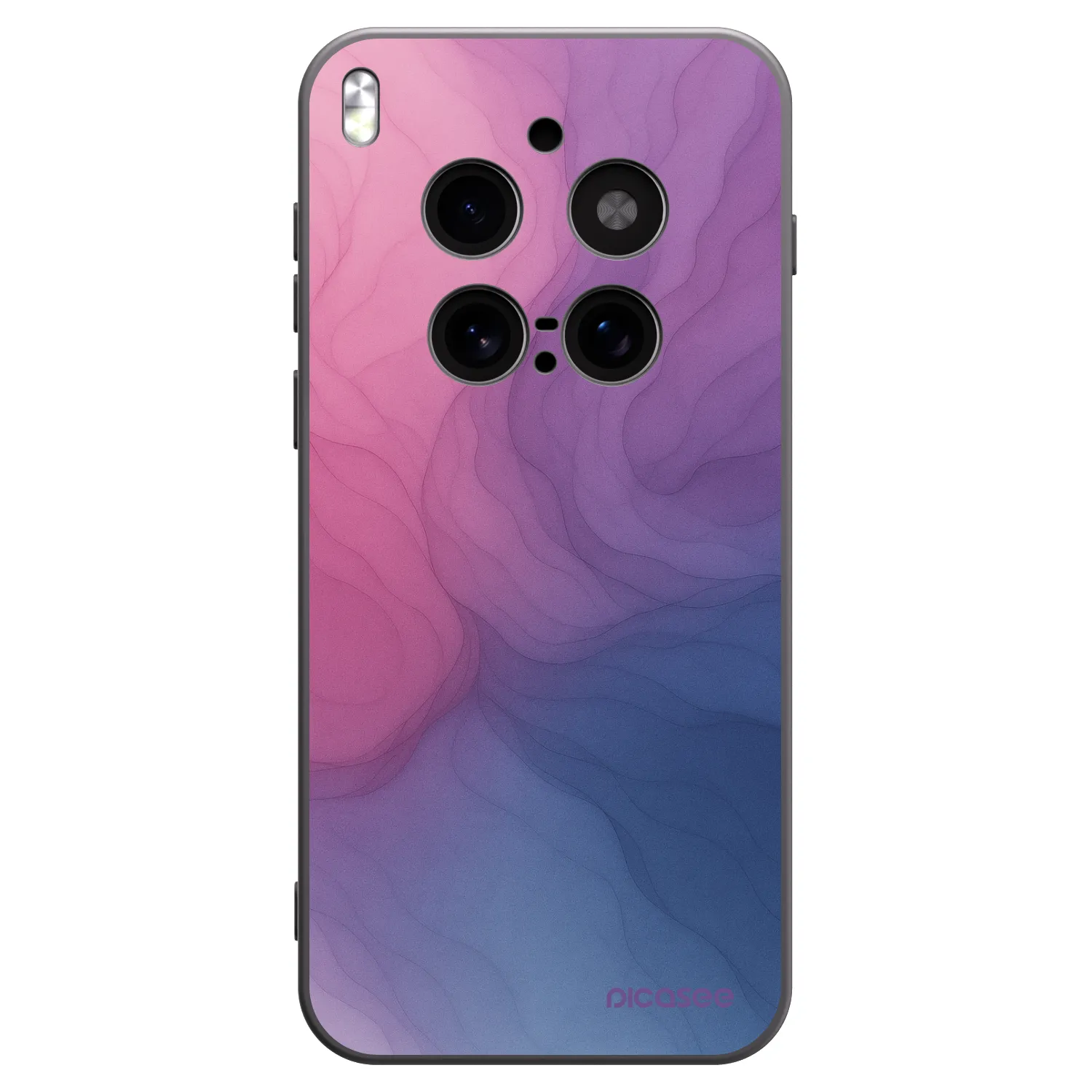 Picasee silikónový čierny obal pre Vivo X300 Pro - Silk