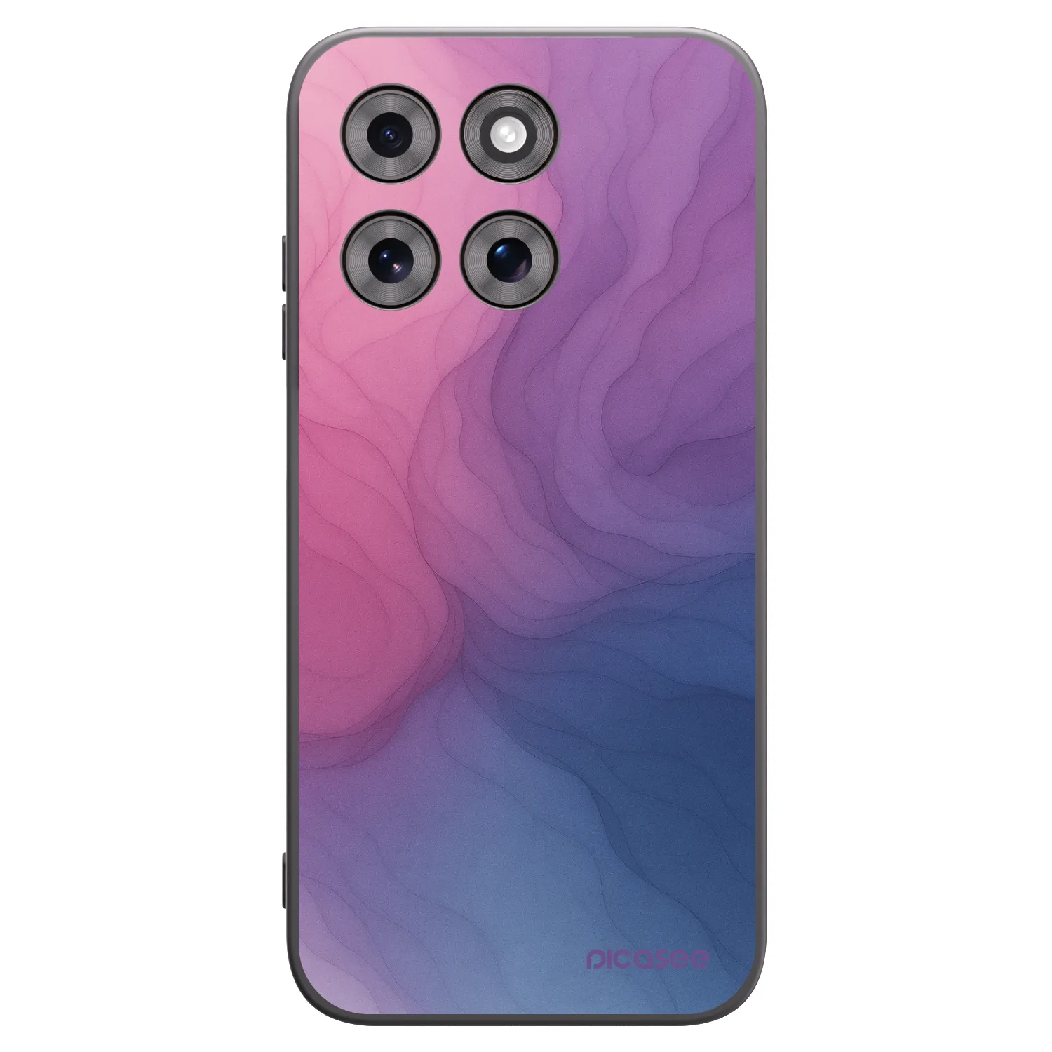 Picasee silikónový čierny obal pre Motorola Moto G77 - Silk