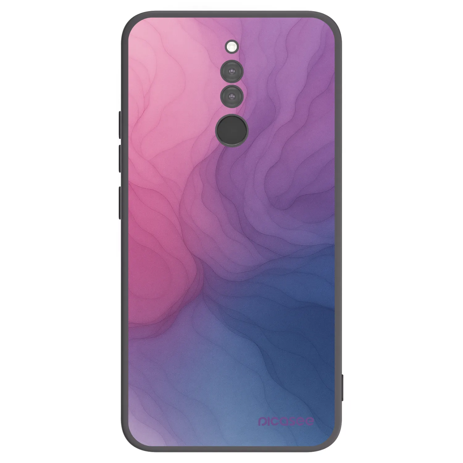 Picasee silikónový čierny obal pre Xiaomi Redmi 8 - Silk