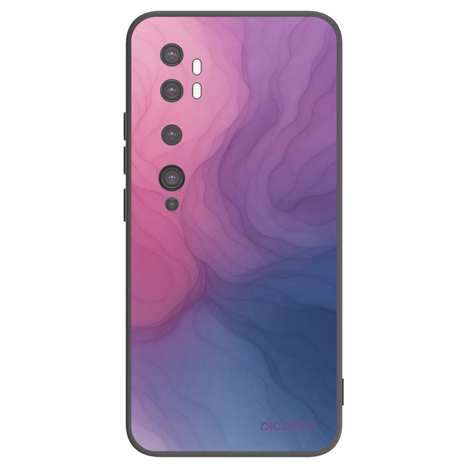 Picasee silikónový čierny obal pre Xiaomi Mi Note 10 (Pro) - Silk