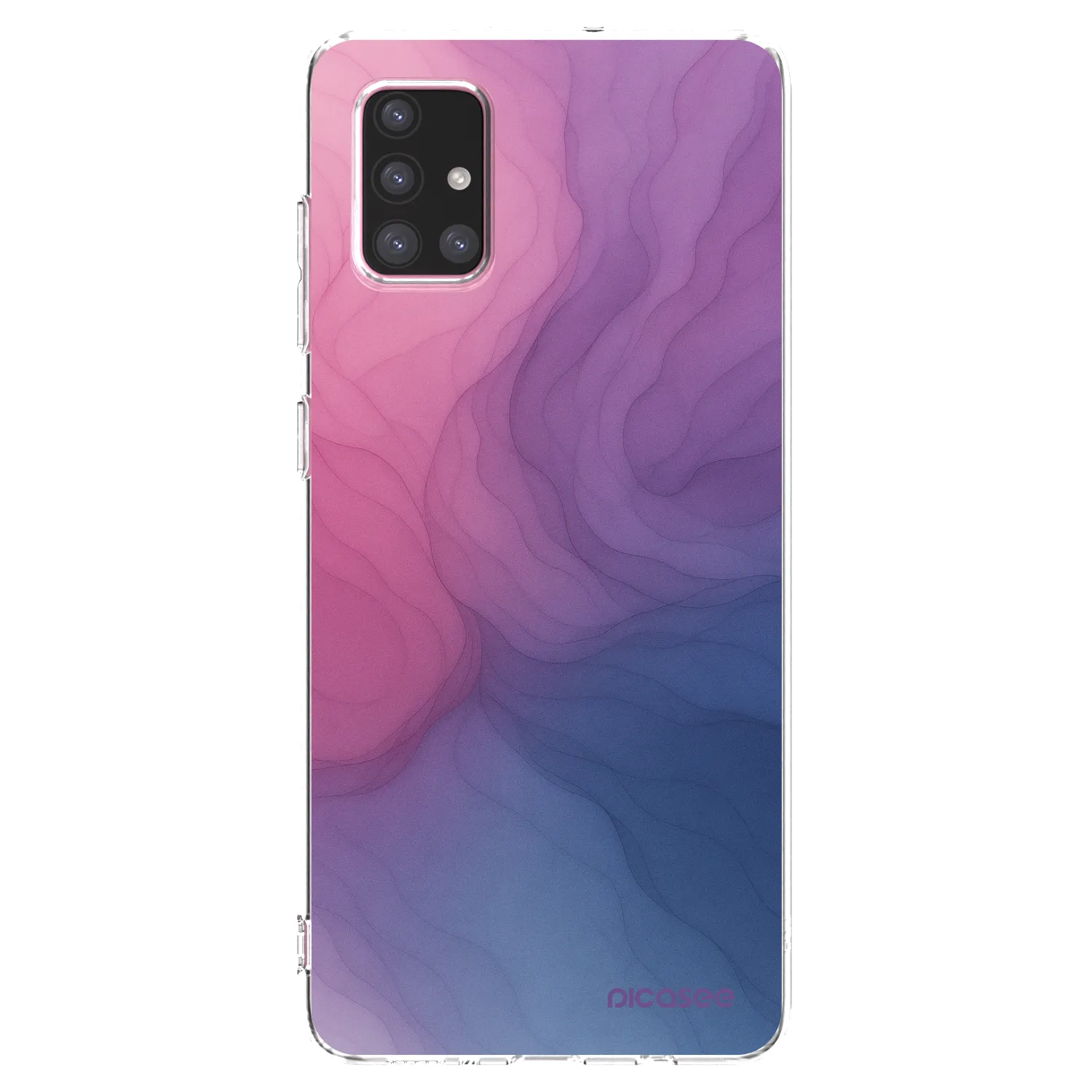 Picasee silikónový prehľadný obal pre Samsung Galaxy A71 A715F - Silk