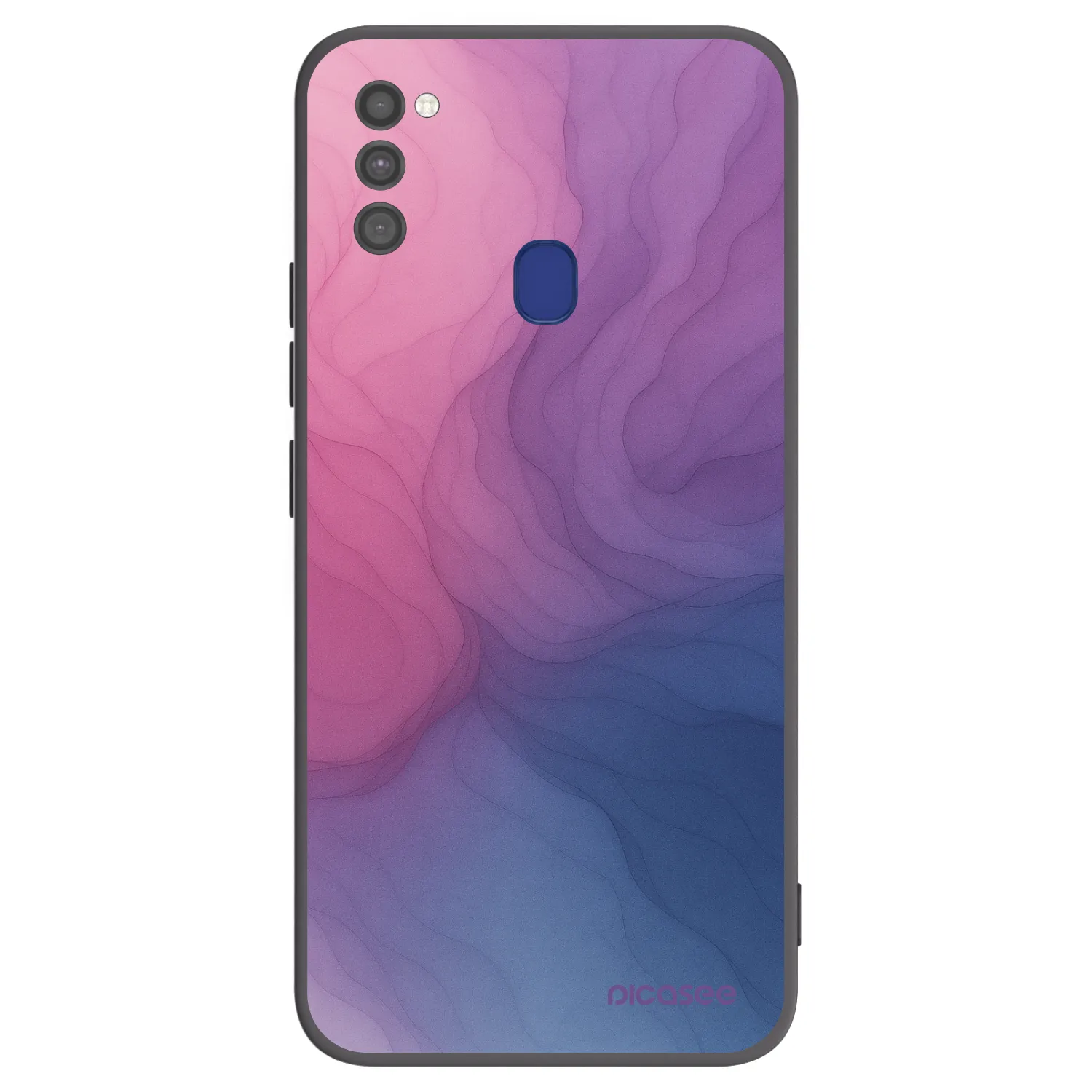Picasee silikónový čierny obal pre Samsung Galaxy M21 M215F - Silk