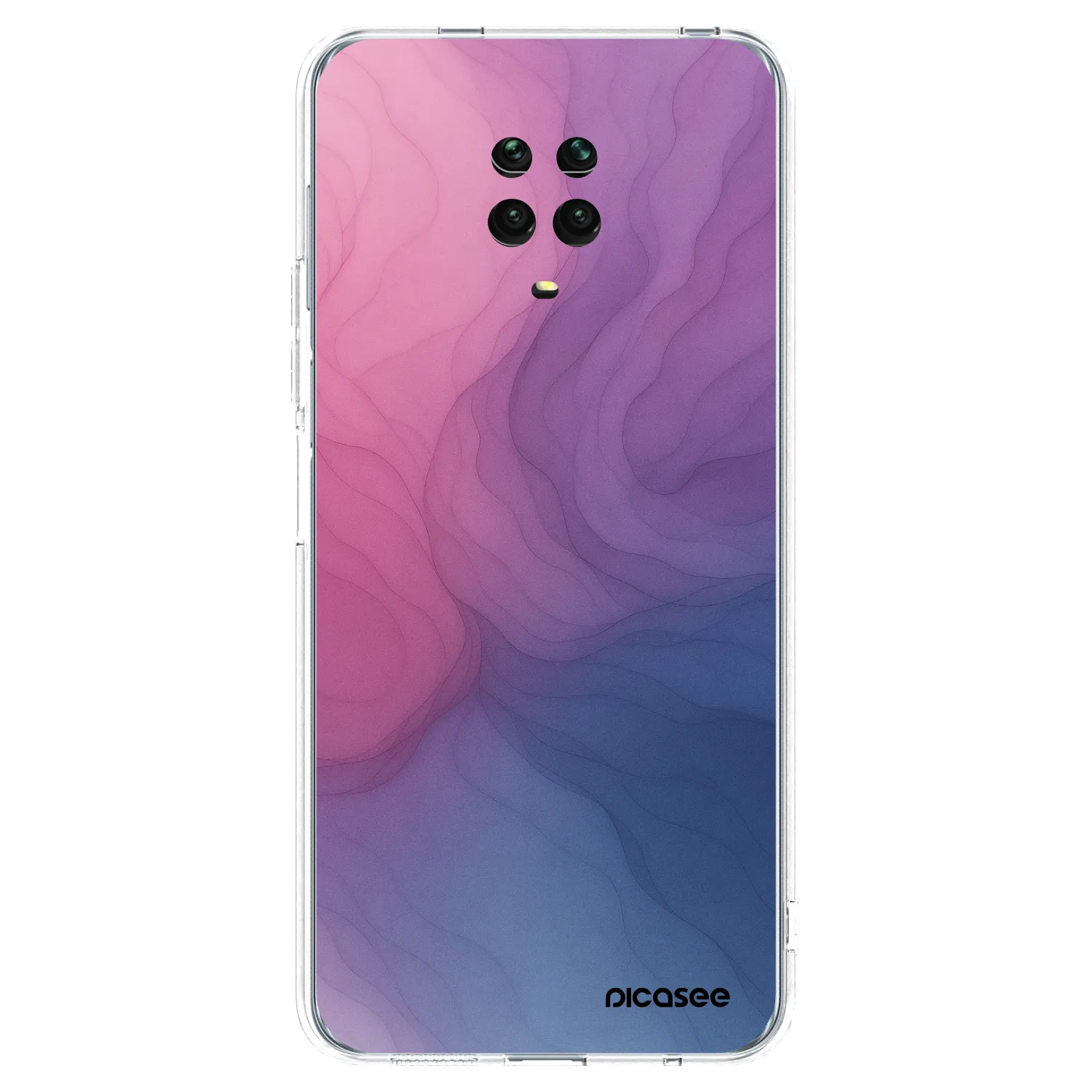 Picasee silikónový prehľadný obal pre Xiaomi Redmi Note 9S - Silk