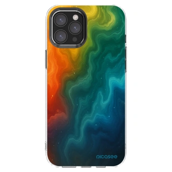 Picasee silikónový prehľadný obal pre Apple iPhone 12 Pro Max - Solar