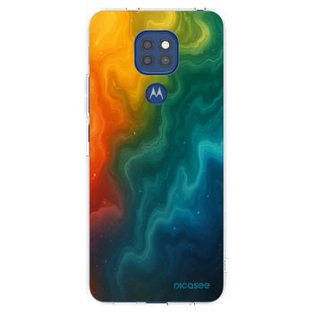 Picasee silikónový prehľadný obal pre Motorola Moto G9 Play - Solar