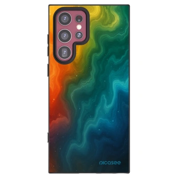 Picasee silikónový čierny obal pre Samsung Galaxy S22 Ultra 5G - Solar