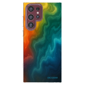 Picasee silikónový prehľadný obal pre Samsung Galaxy S22 Ultra 5G - Solar