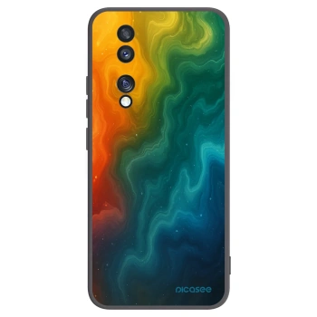 Picasee silikónový čierny obal pre Honor 70 - Solar