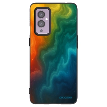 Picasee silikónový čierny obal pre OnePlus 9 - Solar