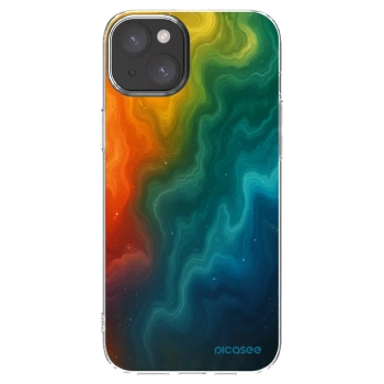 Picasee silikónový prehľadný obal pre Apple iPhone 15 Plus - Solar