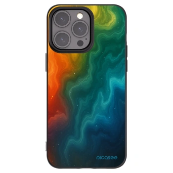 Picasee silikónový čierny obal pre Apple iPhone 15 Pro Max - Solar