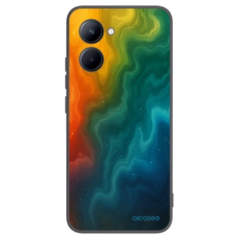 Picasee silikónový čierny obal pre Realme C33 (2023) - Solar