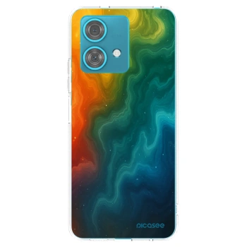 Picasee silikónový prehľadný obal pre Motorola Edge 40 Neo - Solar