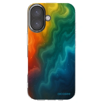 Picasee silikónový prehľadný obal pre Apple iPhone 16 - Solar