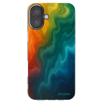 Picasee silikónový prehľadný obal pre Apple iPhone 16 Plus - Solar