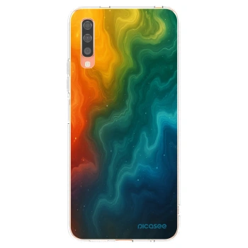 Picasee silikónový prehľadný obal pre Samsung Galaxy A70 A705F - Solar
