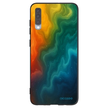 Picasee silikónový čierny obal pre Samsung Galaxy A70 A705F - Solar