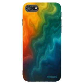 Picasee silikónový prehľadný obal pre Apple iPhone 8 - Solar