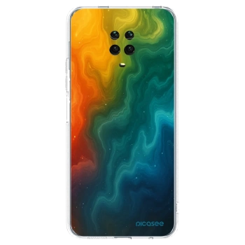 Picasee silikónový prehľadný obal pre Xiaomi Redmi Note 9 Pro - Solar