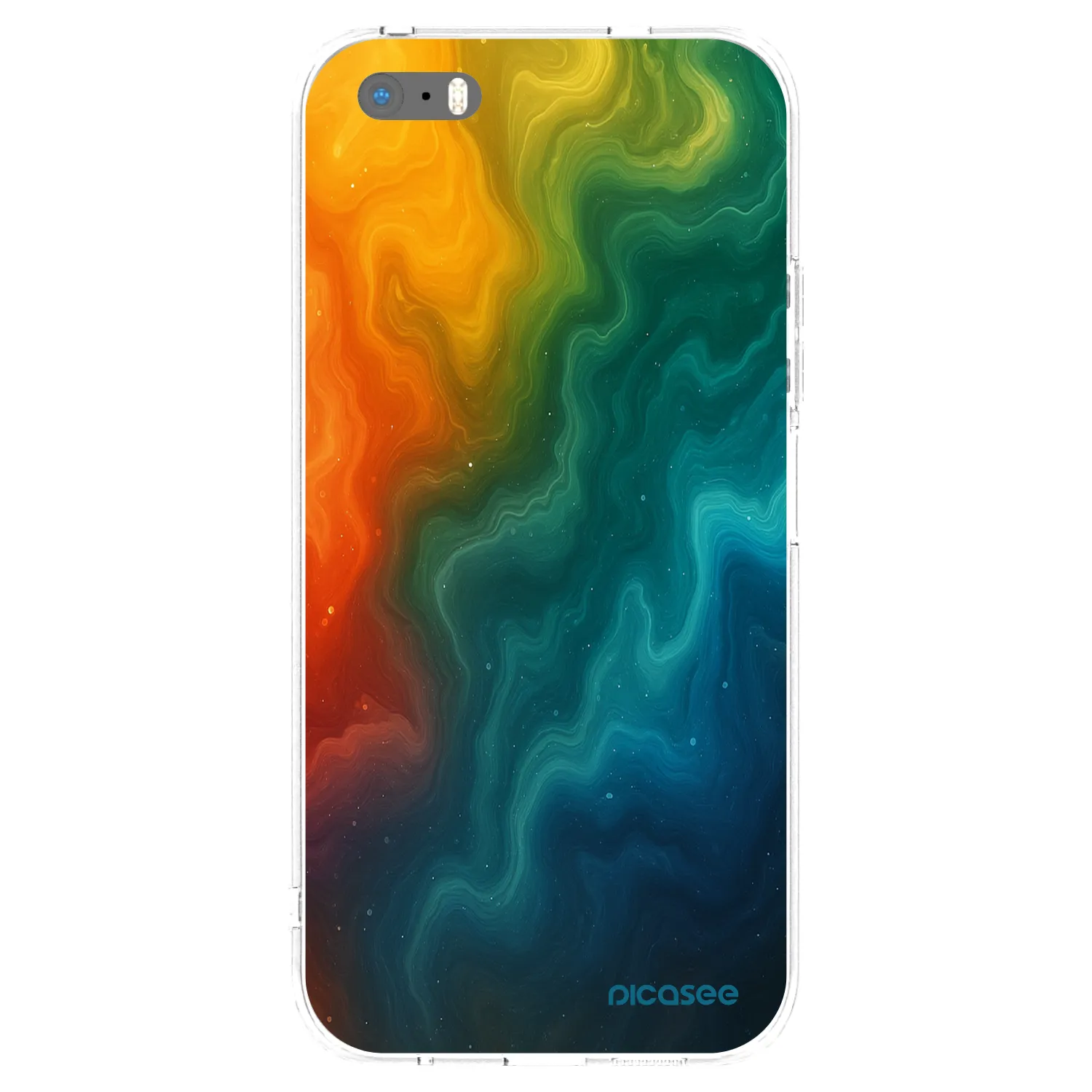 Picasee silikónový prehľadný obal pre Apple iPhone 5/5S/SE - Solar