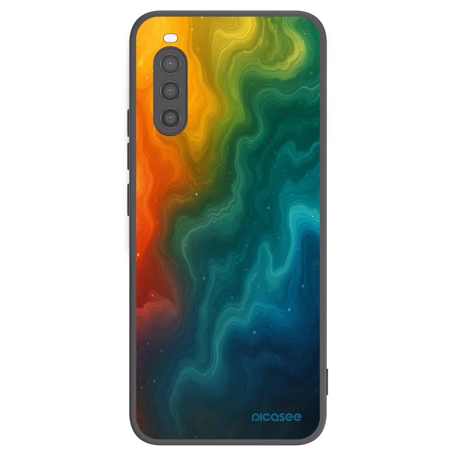 Picasee silikónový čierny obal pre Sony Xperia 10 II - Solar