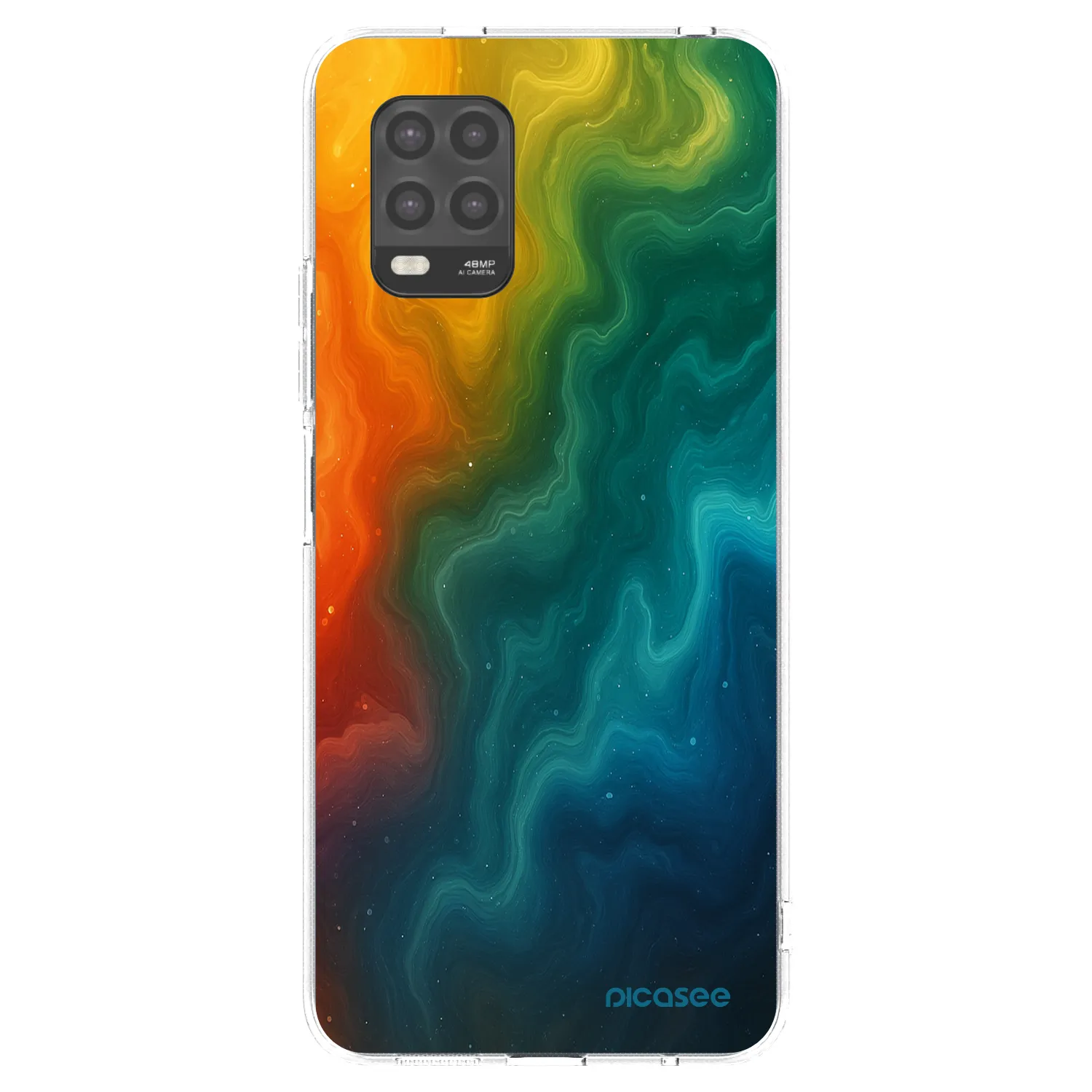 Picasee silikónový prehľadný obal pre Xiaomi Mi 10 Lite - Solar