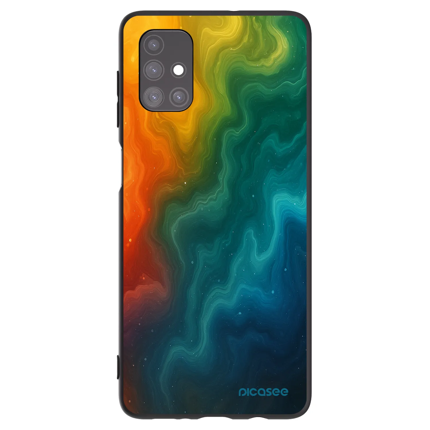 Picasee silikónový čierny obal pre Samsung Galaxy M51 M515F - Solar