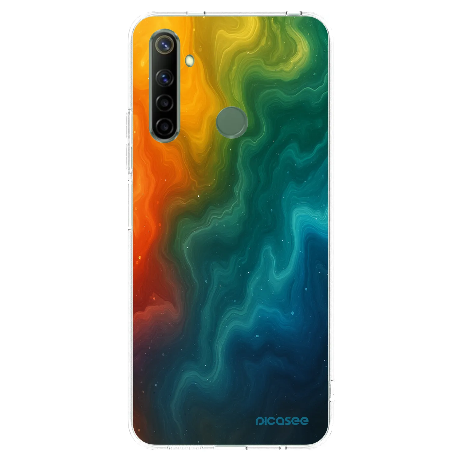 Picasee silikónový prehľadný obal pre Realme 6i - Solar
