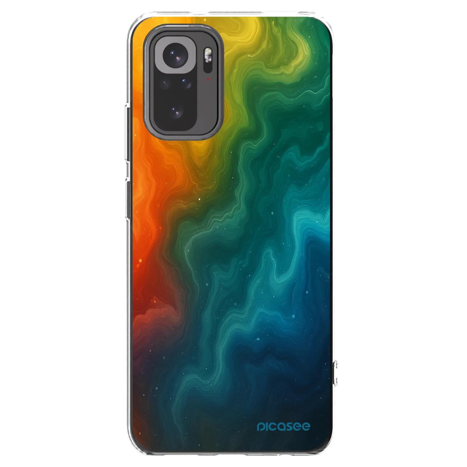 Picasee silikónový prehľadný obal pre Xiaomi Redmi Note 10 - Solar