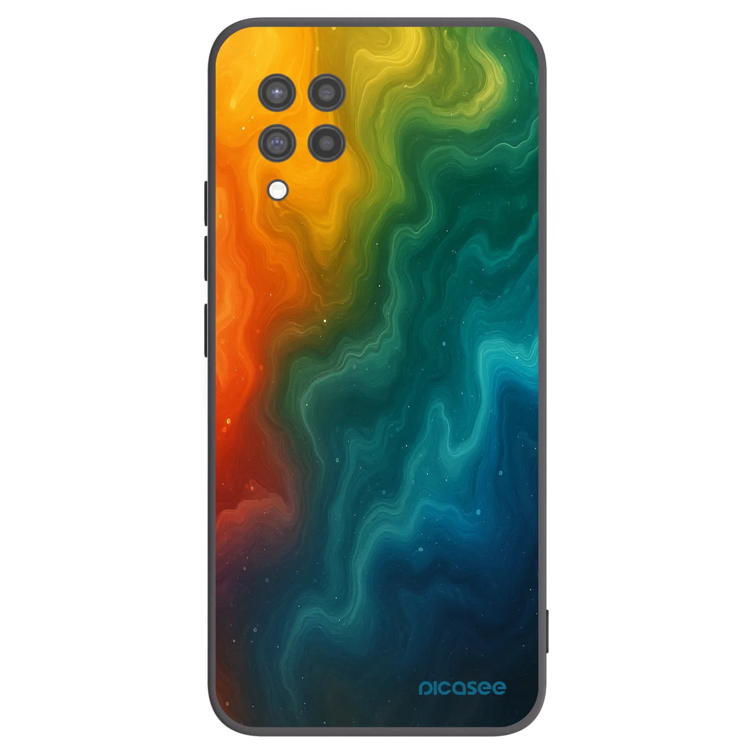 Picasee silikónový čierny obal pre Samsung Galaxy A42 A426B - Solar