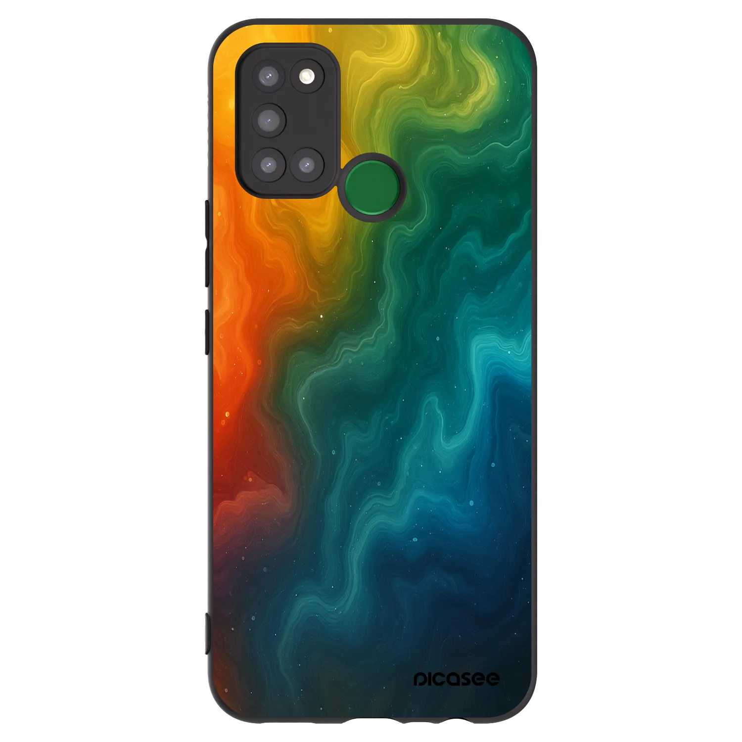 Picasee silikónový čierny obal pre Realme 7i - Solar