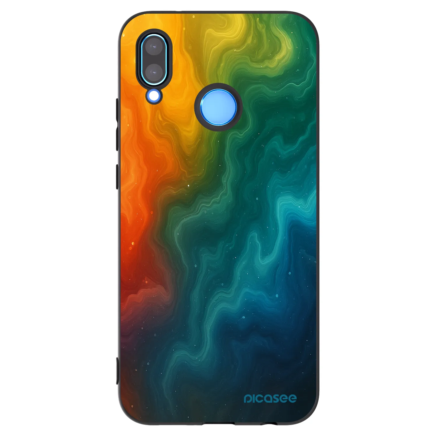 Picasee silikónový čierny obal pre Huawei P20 Lite - Solar