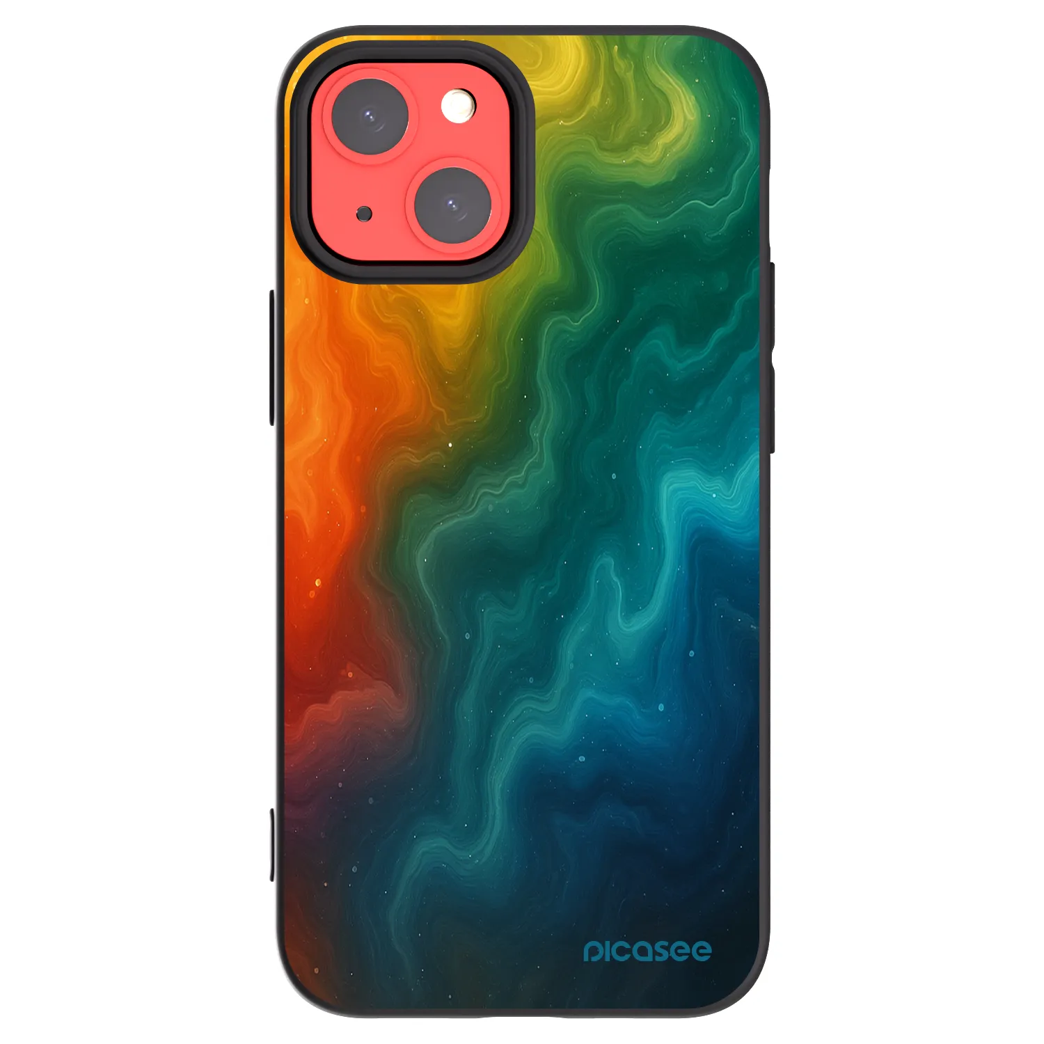 Picasee silikónový čierny obal pre Apple iPhone 13 mini - Solar
