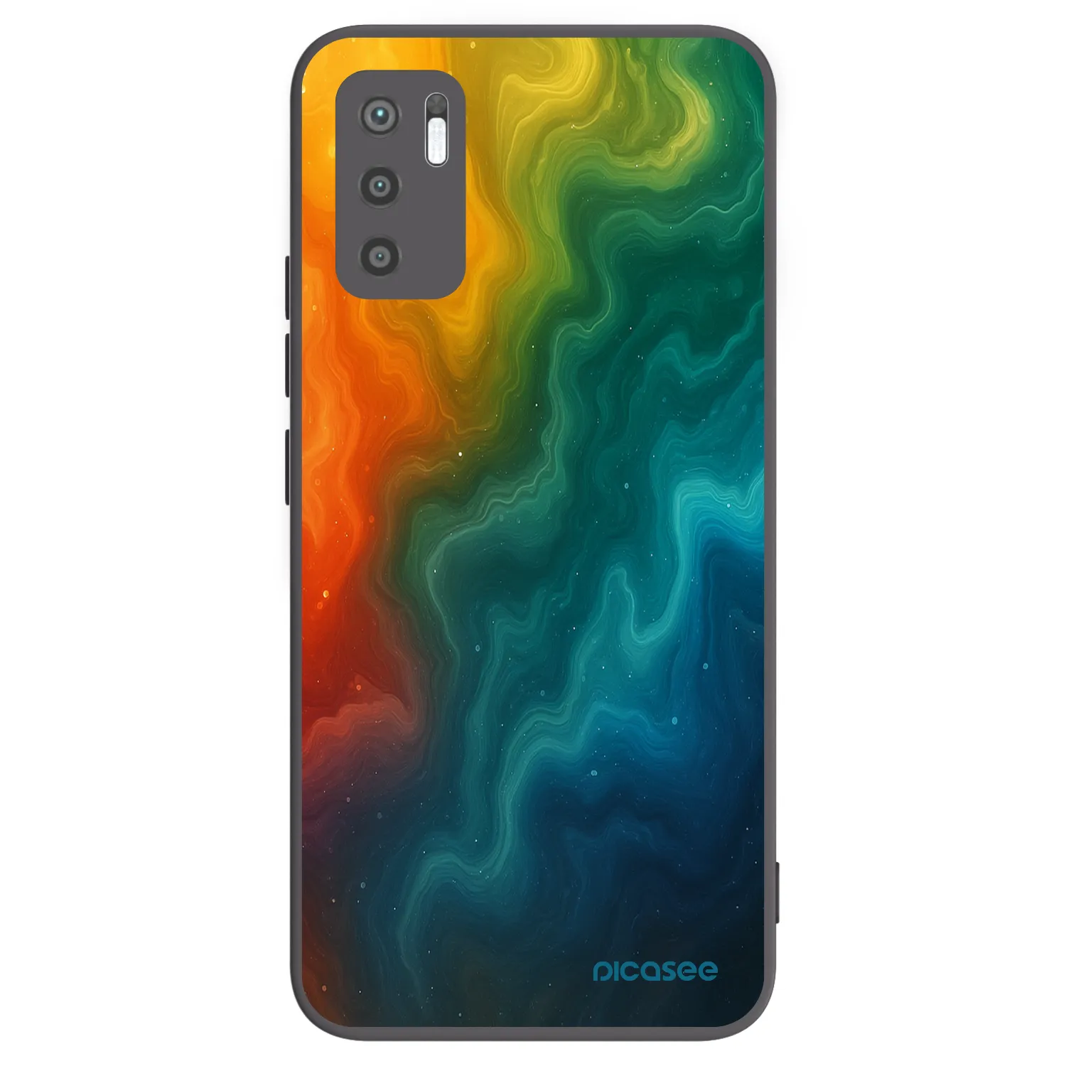 Picasee silikónový čierny obal pre Xiaomi Redmi Note 10 5G - Solar
