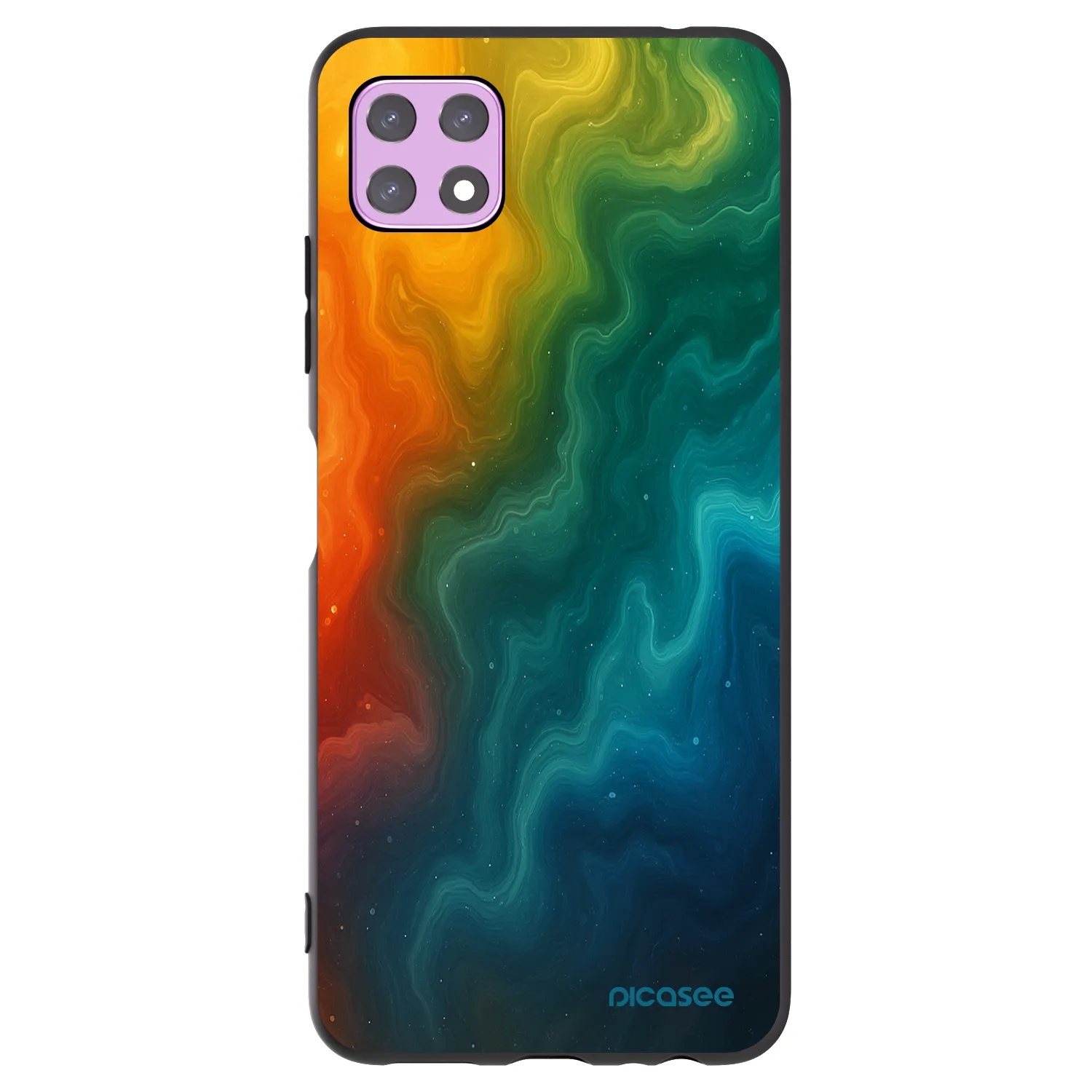 Picasee silikónový čierny obal pre Samsung Galaxy A22 A226B 5G - Solar