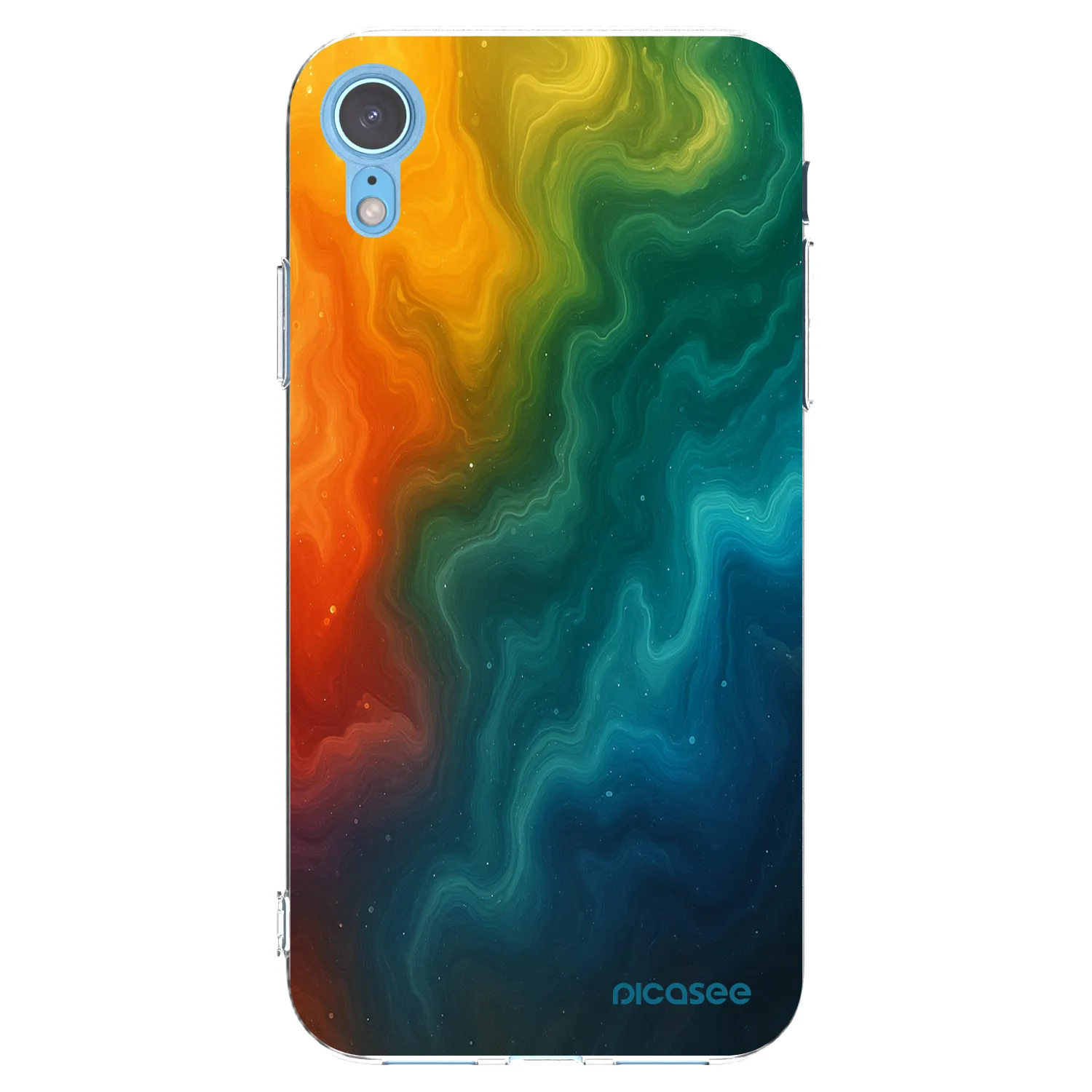 Picasee silikónový prehľadný obal pre Apple iPhone XR - Solar