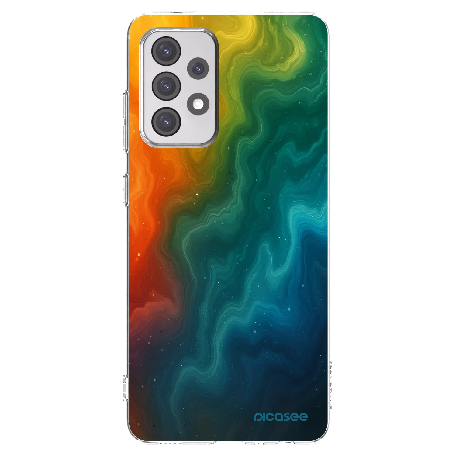 Picasee silikónový prehľadný obal pre Samsung Galaxy A52s 5G A528B - Solar