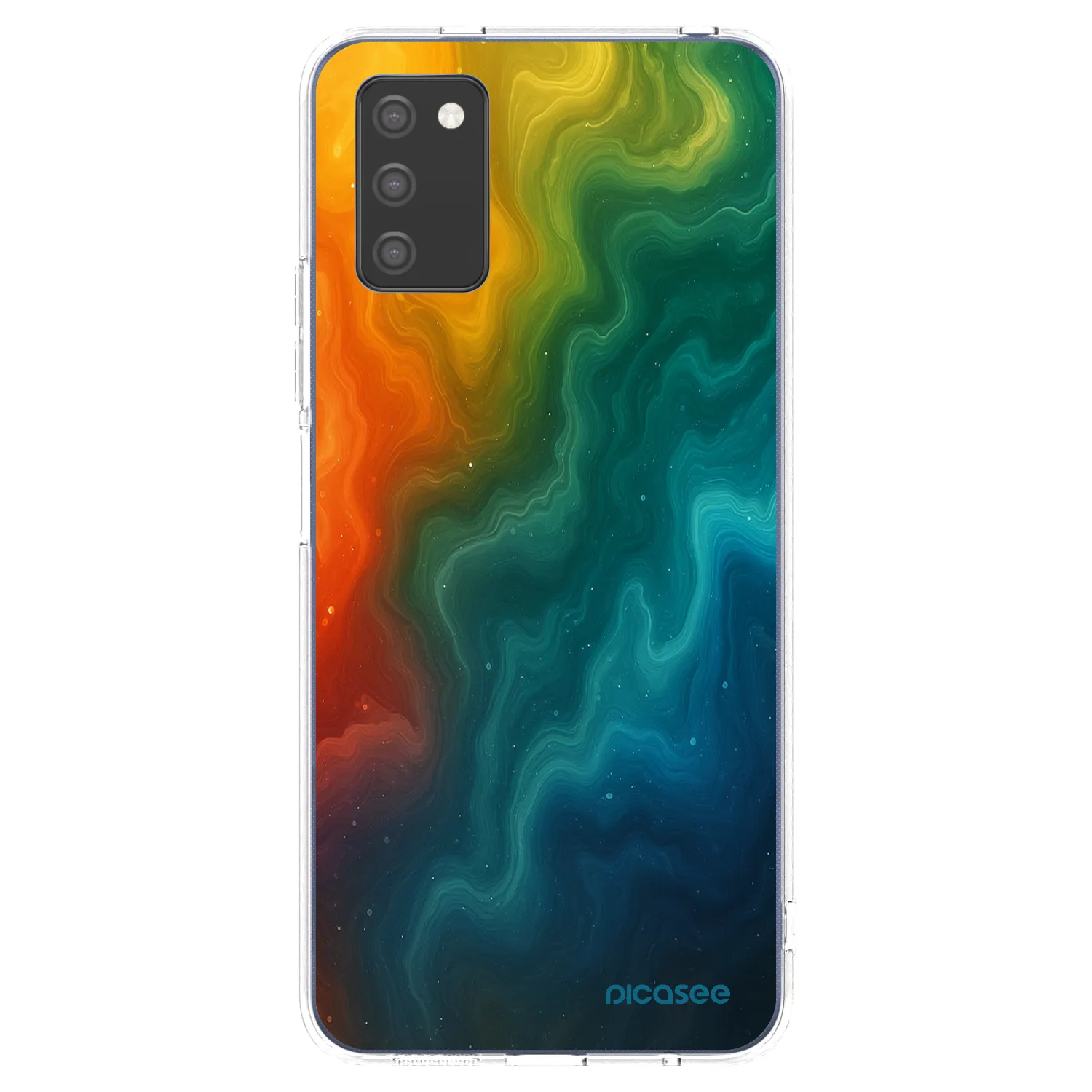Picasee silikónový prehľadný obal pre Samsung Galaxy A03s A037G - Solar