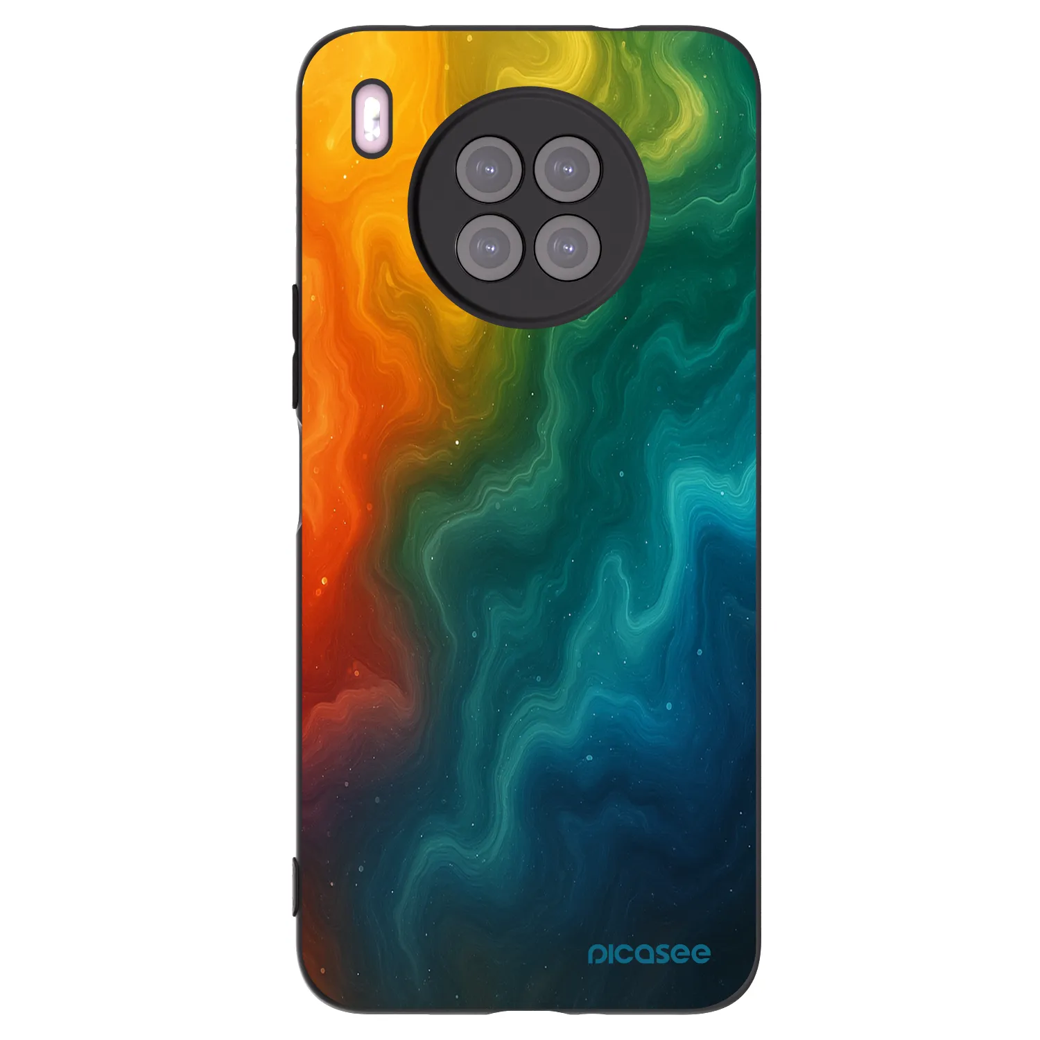 Picasee silikónový čierny obal pre Huawei Nova 8i - Solar