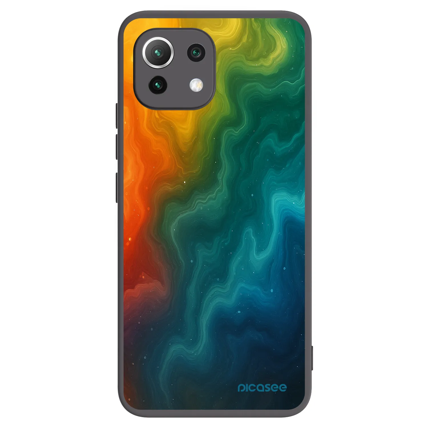 Picasee silikónový čierny obal pre Xiaomi 11 Lite 5G NE - Solar