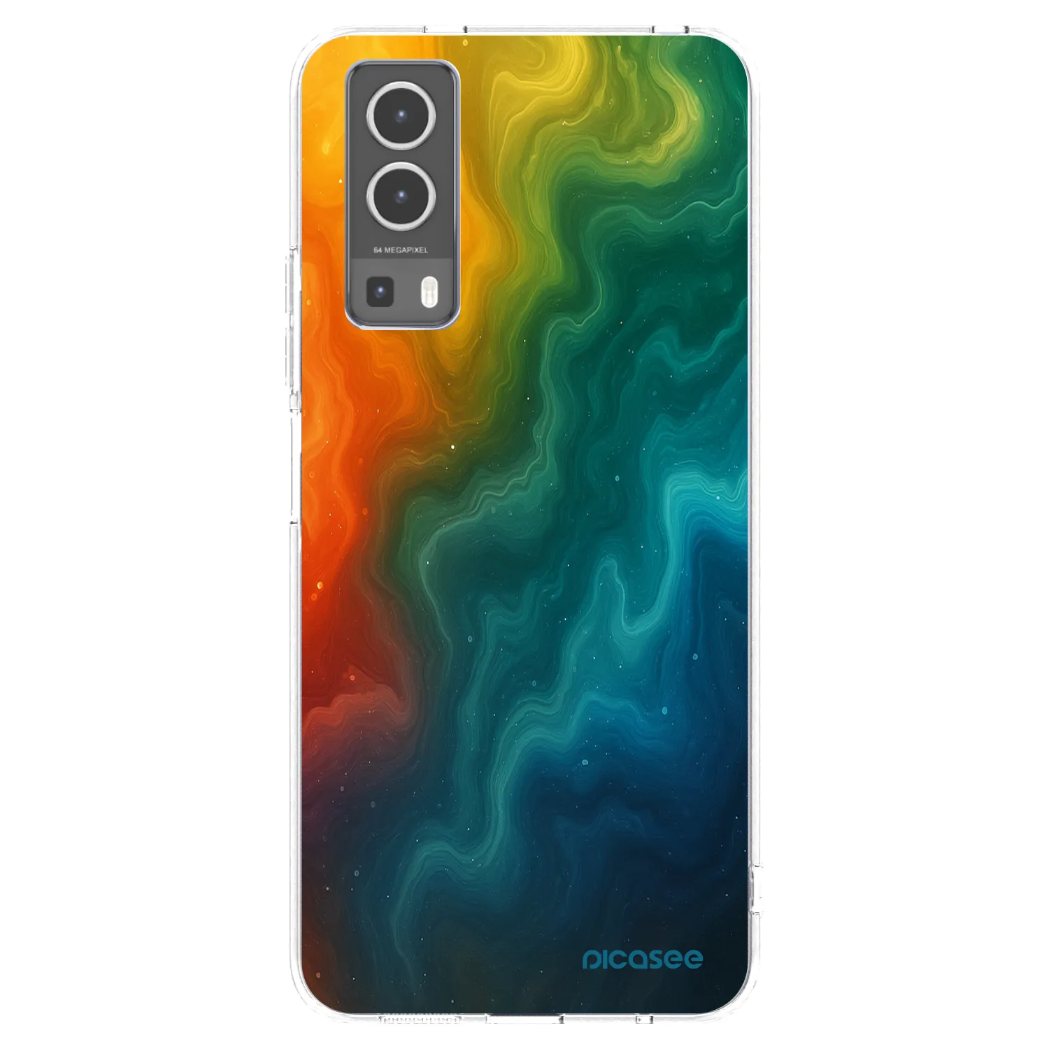 Picasee silikónový prehľadný obal pre Vivo Y72 5G - Solar
