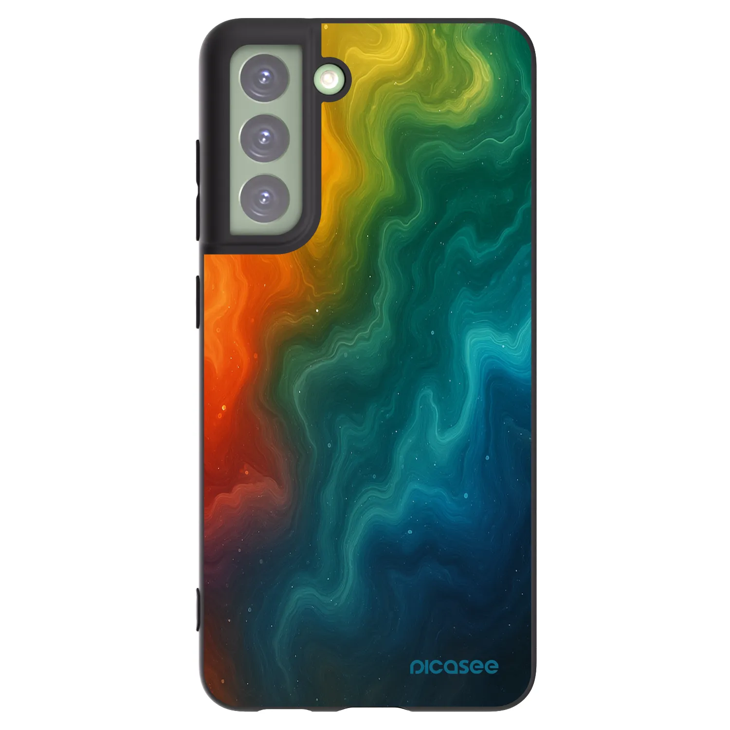 Picasee silikónový čierny obal pre Samsung Galaxy S21 FE 5G - Solar