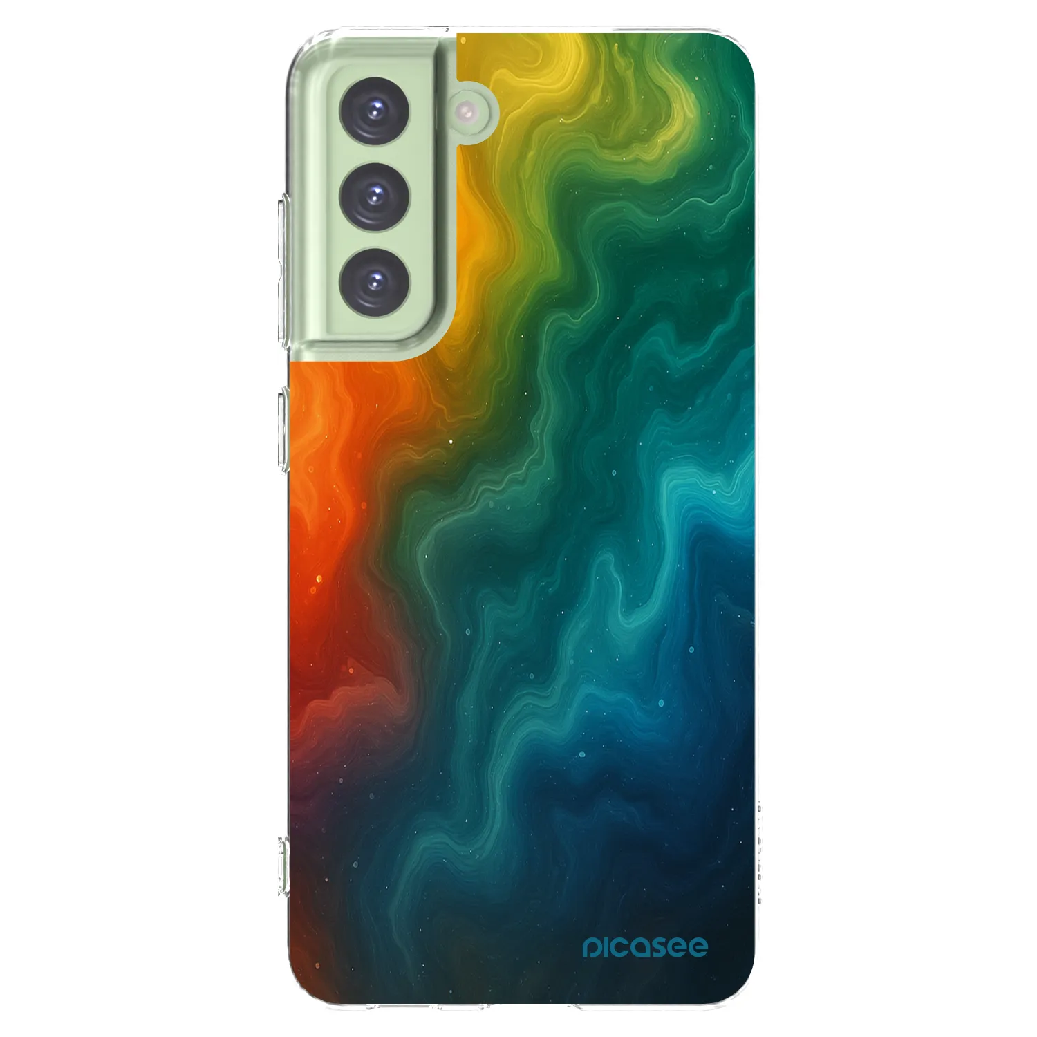 Picasee silikónový prehľadný obal pre Samsung Galaxy S21 FE 5G - Solar