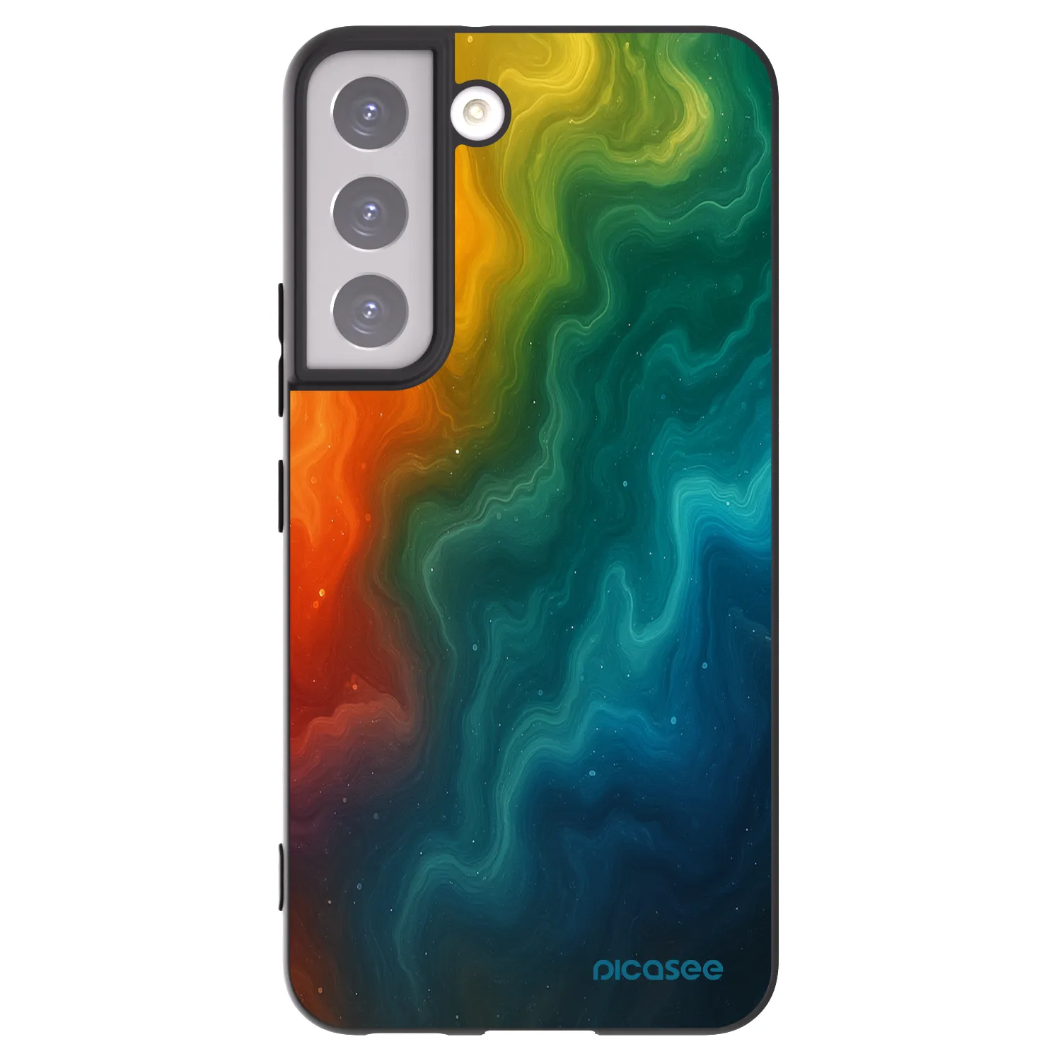 Silikónový čierny obal pre Samsung Galaxy S22 5G - Solar